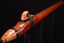 Leopardwood Native American Flute, Minor, Low D-3, #G34G